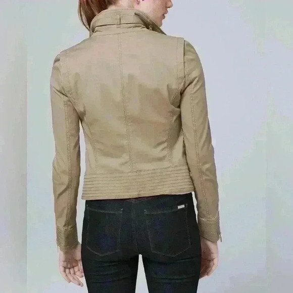 White House Black Market Cropped Military Jacket Size 4 - Picture 2 of 12